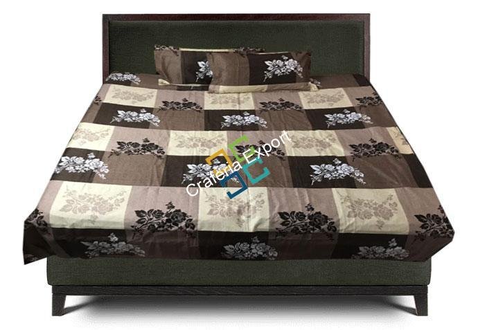 Floral printed square shaped double bedsheet - Image 2