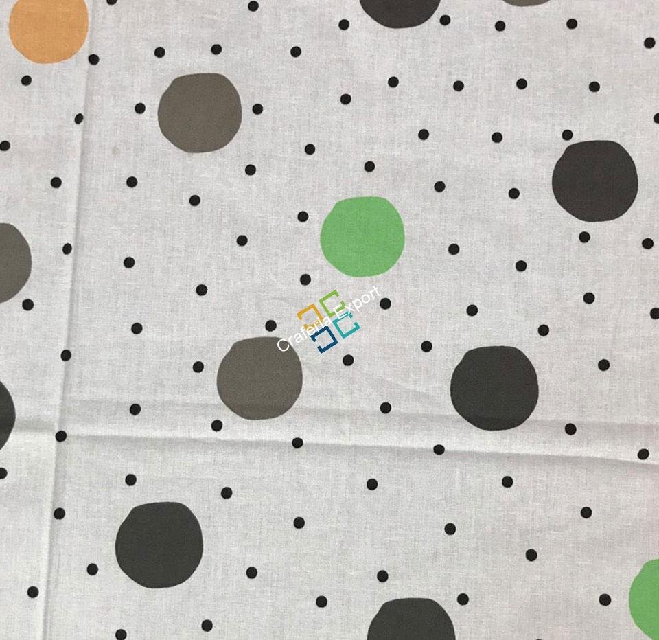 Multicoloured polka dot single bedsheet - Image 3