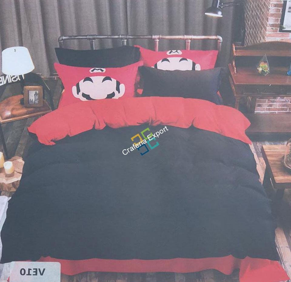 Simple Plain Double Bedsheet with 2 Pillow Covers(Set of 3)