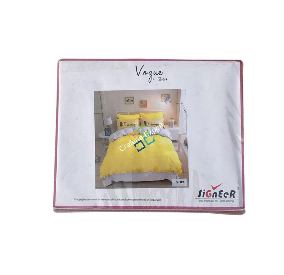 Sophisticated Double Bedsheet with 2 Pillow Covers(set of 3) - Image 2