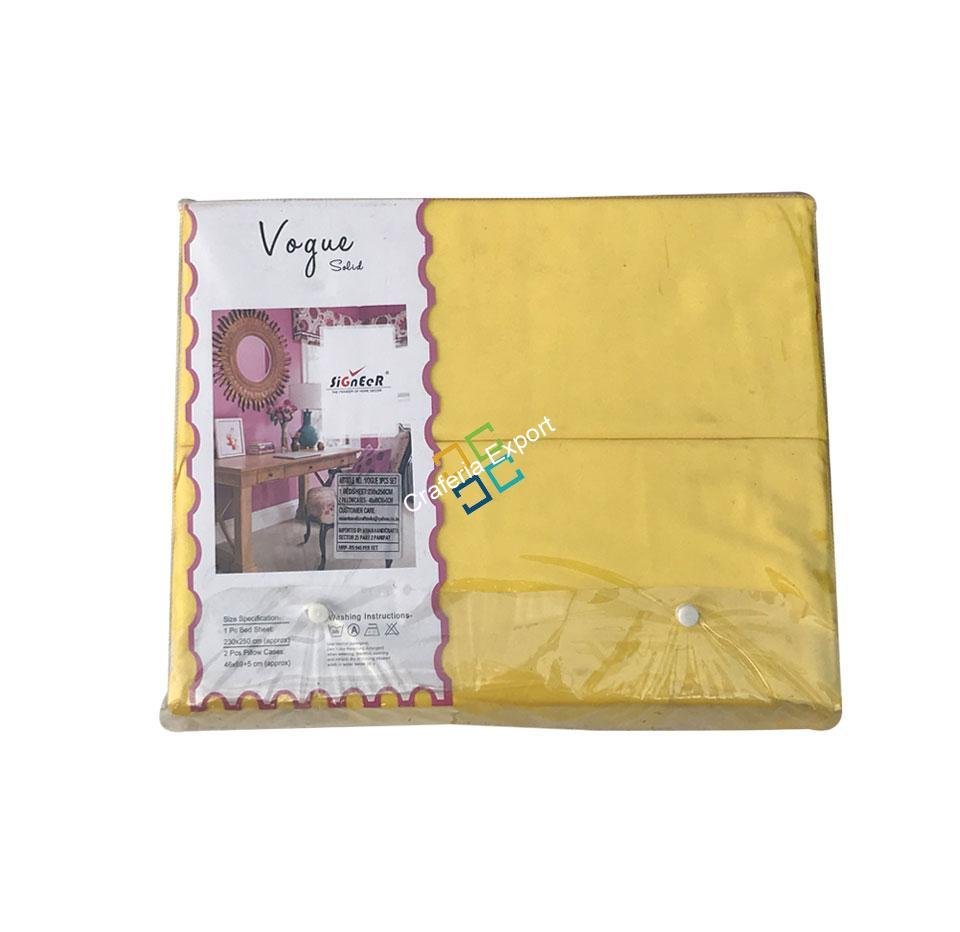 Sophisticated Double Bedsheet with 2 Pillow Covers(set of 3) - Image 3