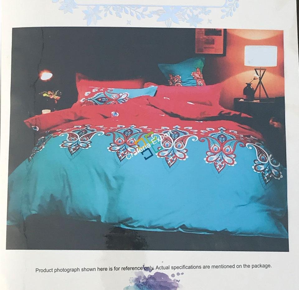 Durable Double Bedsheet with 2 Pillow Cover