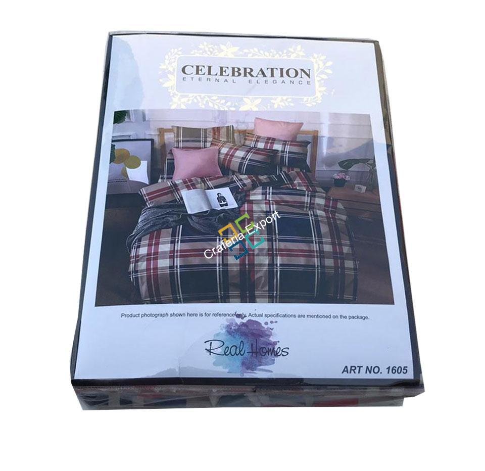 Royal Cotton Double Bedsheet with 2 Pillow Cover - Image 2