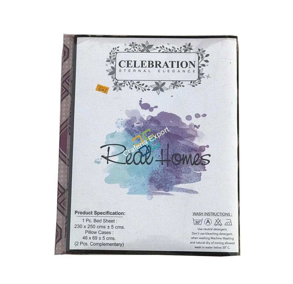 Innovative collection Double bed cotton bedsheet with 2 Pillow Cover - Image 4