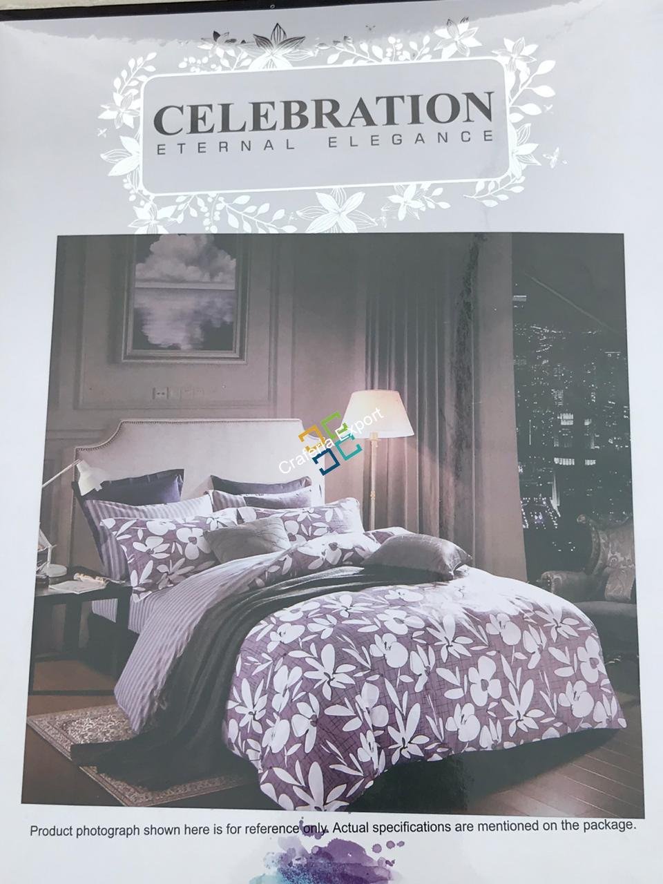 Floral print Durable Double Bedsheet with 2 Pillow Cover - Image 2