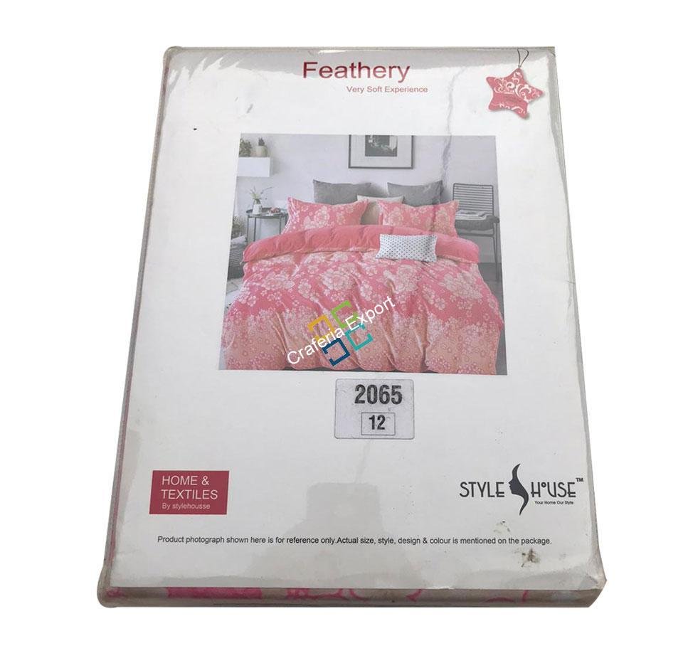 Floral printed multipurps Double Blanket with 2 Pillow Cover - Image 3