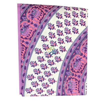 mandala Printed Square Shaped Double Bedsheet with 2 Pillow Covers - Image 2