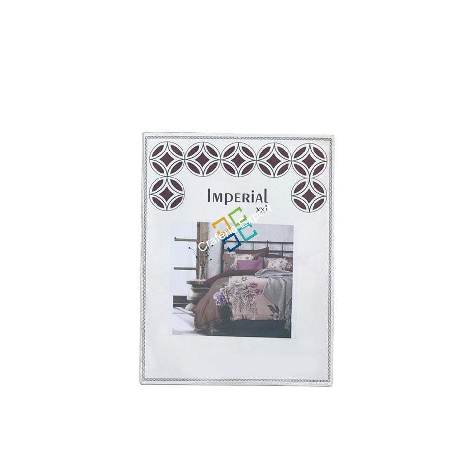 Attractive Flower Print Cotton King Size Bedsheet With Two Pillow Cover - Image 2