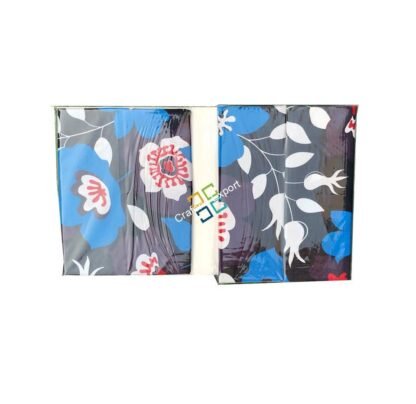 Beautiful Floral Flower Print Cotton Bedsheet Bedspread - Image 3