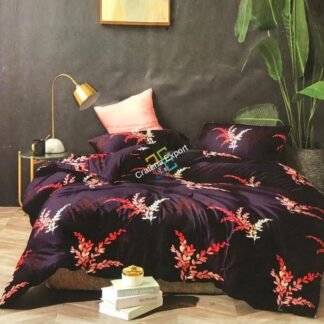 Floral printed double bedsheet for home decor/bedding
