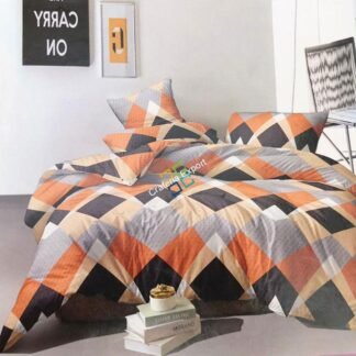 Geometrical printed double bedsheet for home decor/gifts