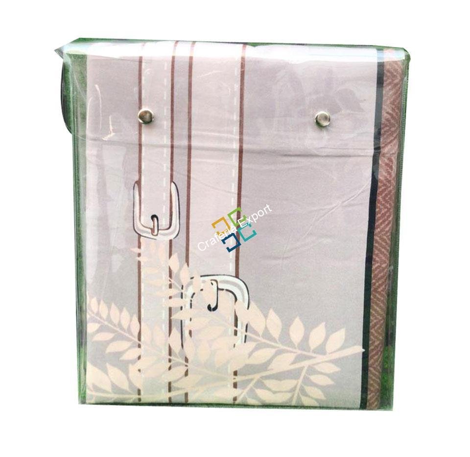 Floral and cubes printed double bedsheets for home decor - Image 3