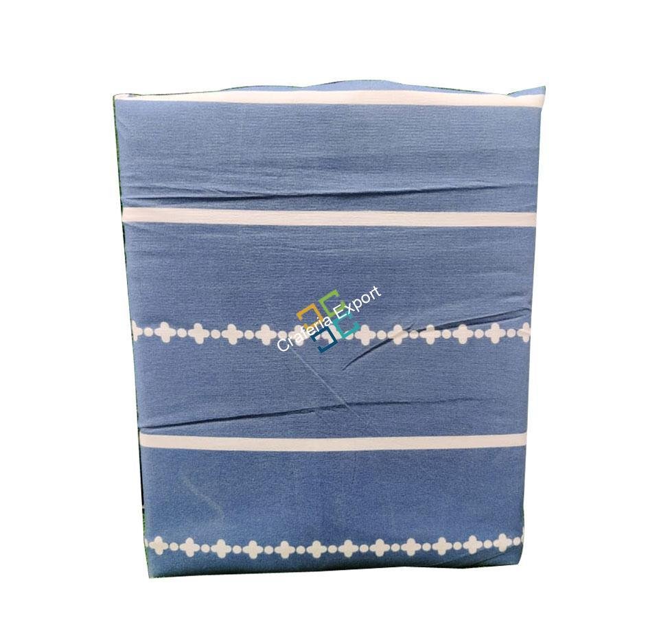 Lineing pattern printed double bedsheet for home decor - Image 3