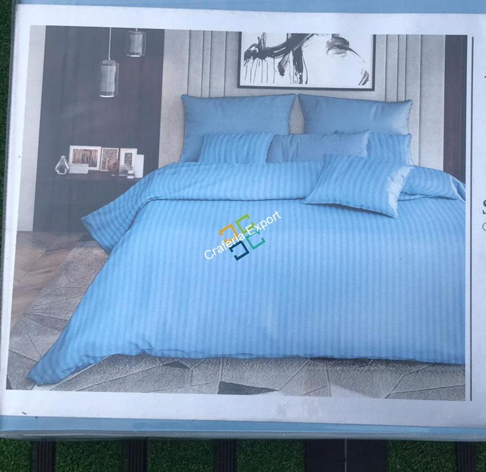 3 pcs set Beautiful printed lineing king size bedsheet for home decor