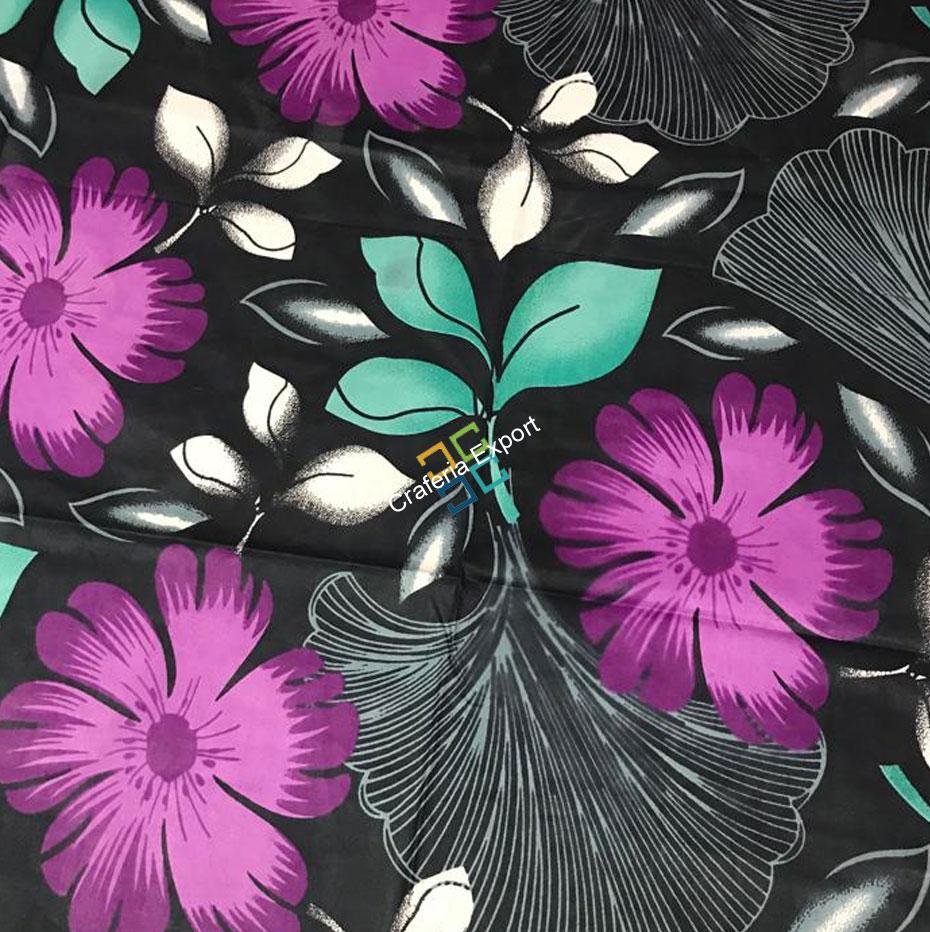 Floral Design Abstract Single bedsheet with One Pillow Cover - Image 2