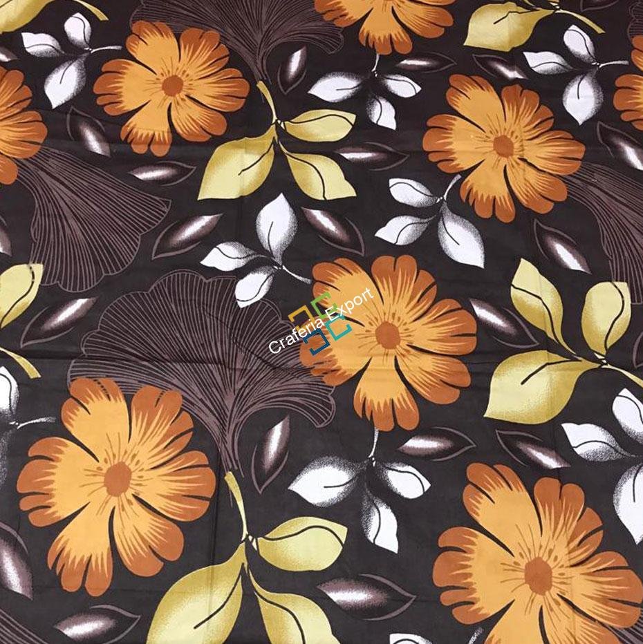 Floral Design Abstract Single bedsheet with One Pillow Cover - Image 3