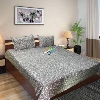 Simple Print with best Quality cotton double bedsheet