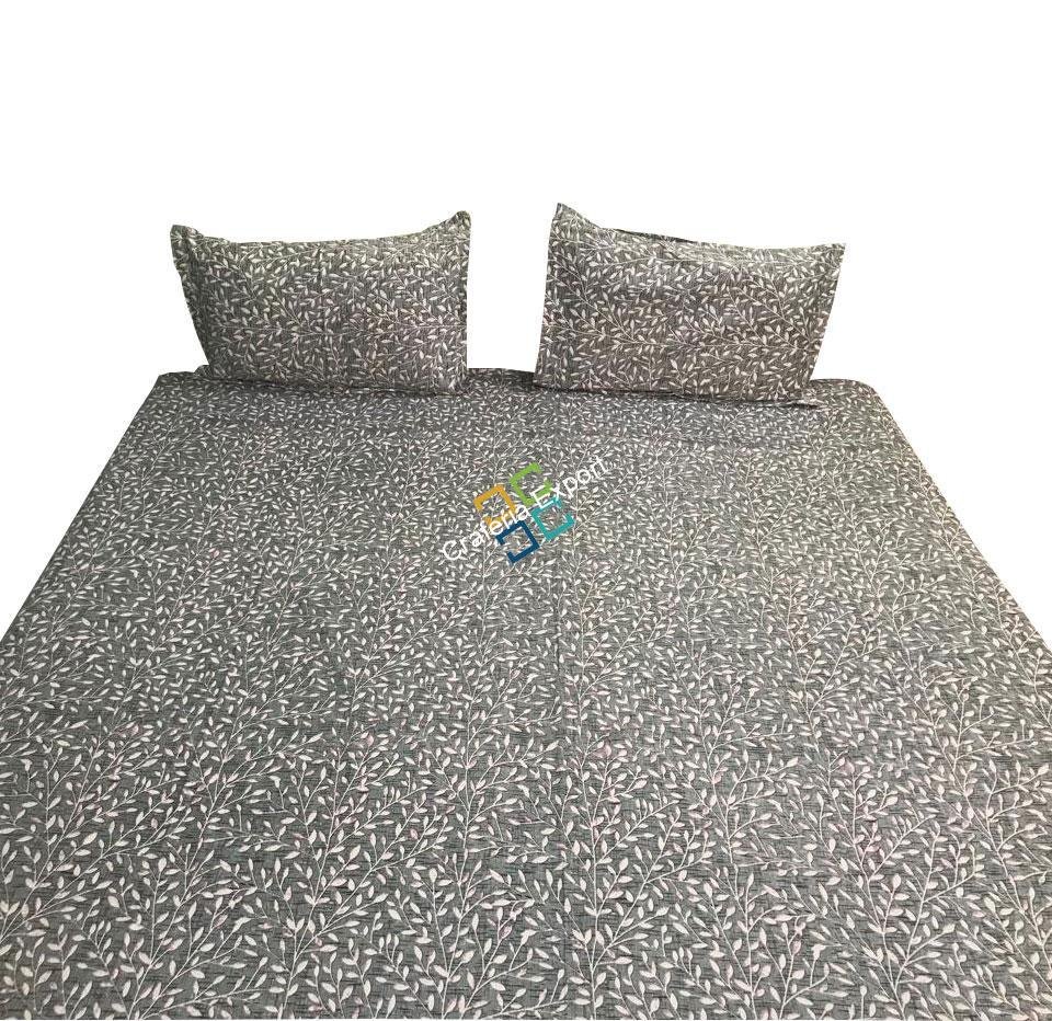 Simple Print with best Quality cotton double bedsheet - Image 2