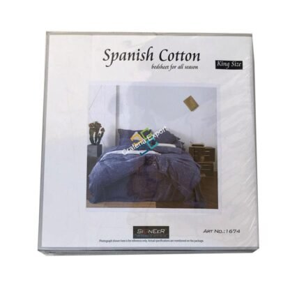 Beautiful Cotton King Size Bedsheet with 2 Pillow Covers Set - Image 2