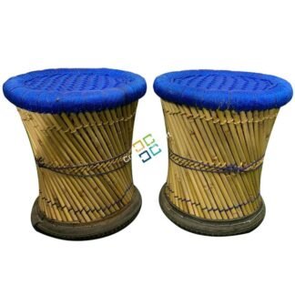 Round Handmade  Mudha Set For Home Office Garden Outdoor