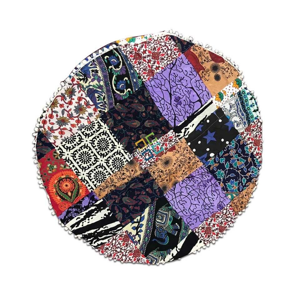 Floor Cushion Cover Round Beautiful Covers With Cushion - Image 2