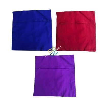 Abstract  Cushion Cover with Banarasi  Brocade Silk work in Different Colors Set of 3 - Image 2