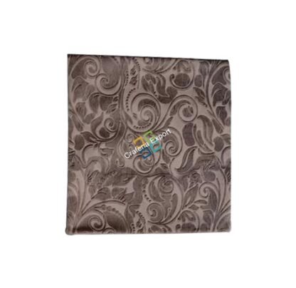 Brown Velvet Fabric of  Embossed Pattern Throw Cushion Covers for home decor (set of 5) - Image 3