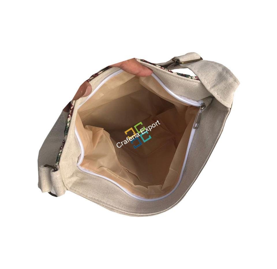 Trendy Rajasthani cotton Shoulder/tote bag with elephant printed - Image 3