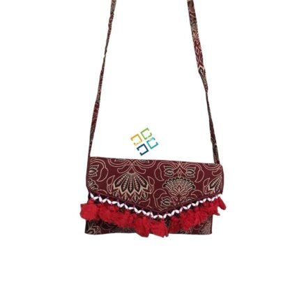 Stylish Cotton crossbody sling bag / Purse for women / girls - Image 3