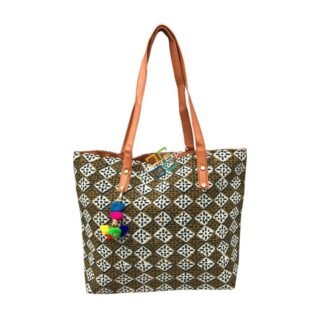 Trendy causal Shoulder Bag with Floral Print