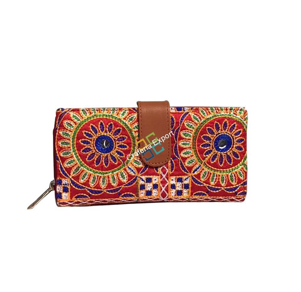 Stylish Embroidery Wallet/Purse for women / girls