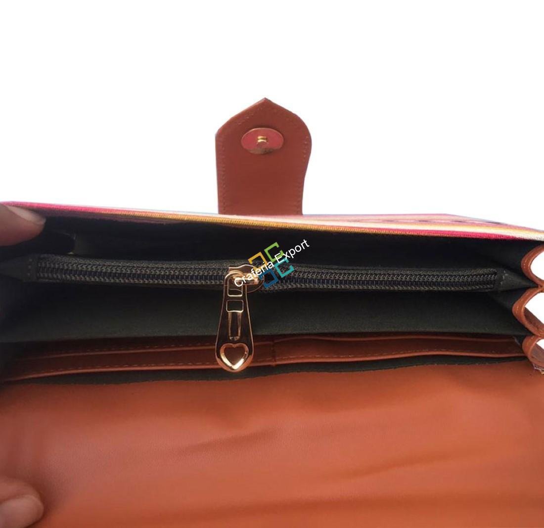 Casual jaipuri magnetic closure clutch/wallet - Image 3