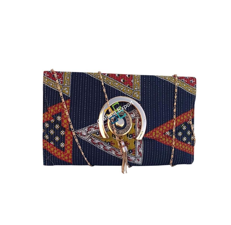 Stylish cotton sleek design hand-clutch/wallet for girls / women