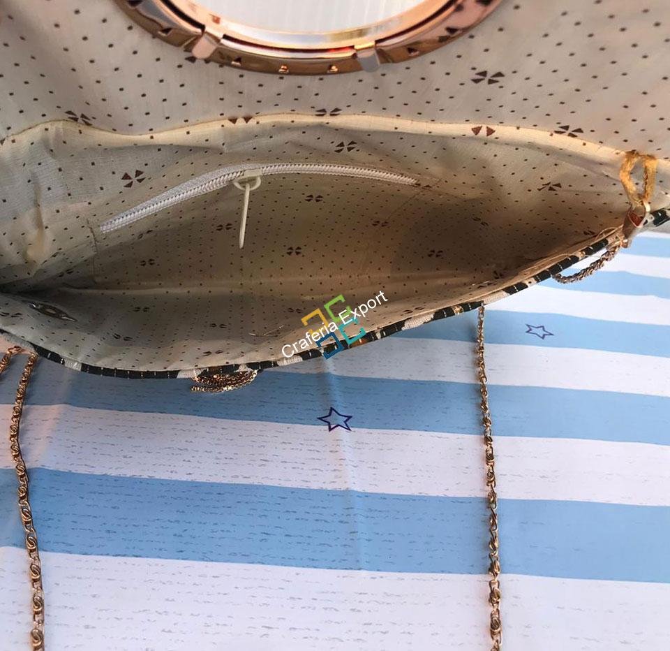 Stylish cotton sleek design hand-clutch/wallet for girls / women - Image 6