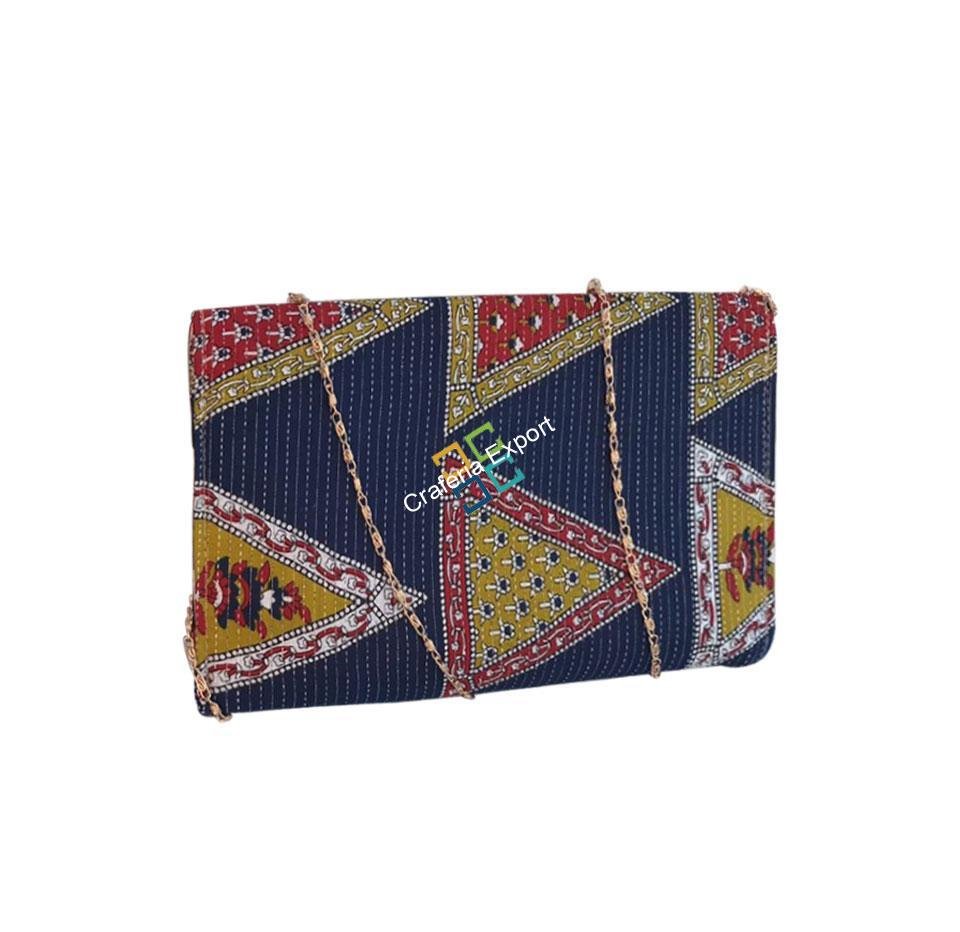 Stylish cotton sleek design hand-clutch/wallet for girls / women - Image 4