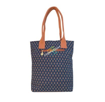 Ikkat Printed Tote Bags For Girls / Women - Image 2