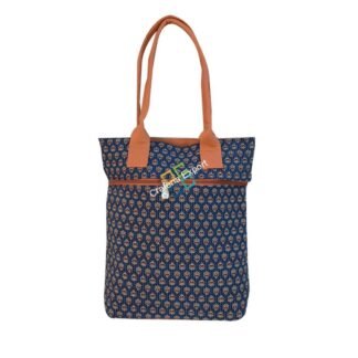 Ikkat Printed Tote Bags For Girls / Women