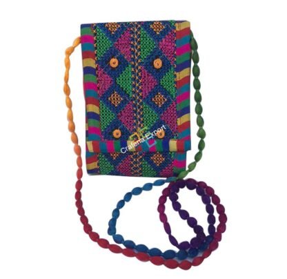 Embroidered sling bag/cross- body bag