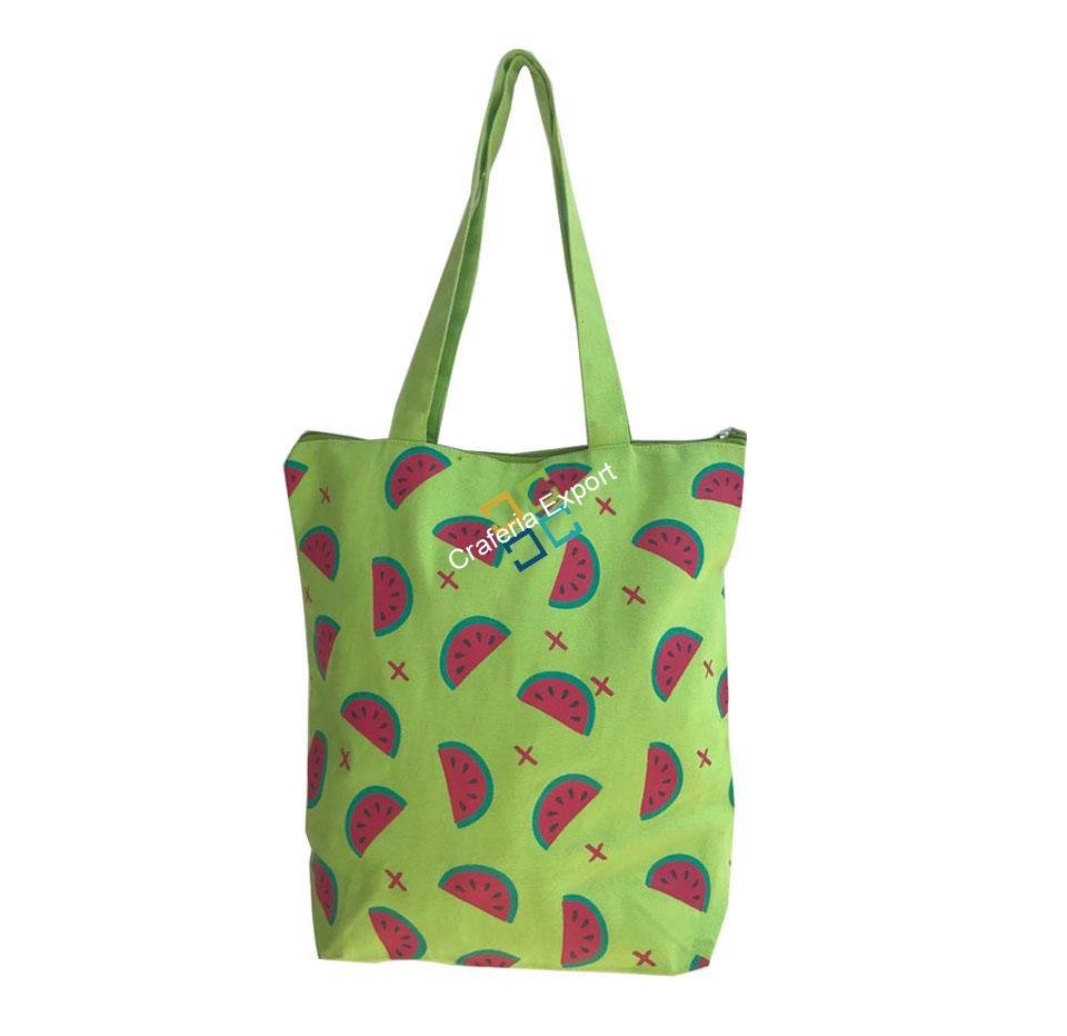 Trendy Printed Cotton Hand/shoulder bag for women / girls