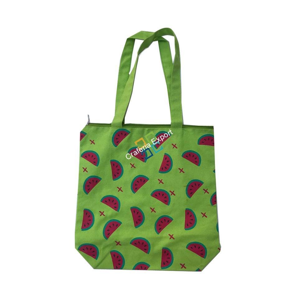 Trendy Printed Cotton Hand/shoulder bag for women / girls - Image 2