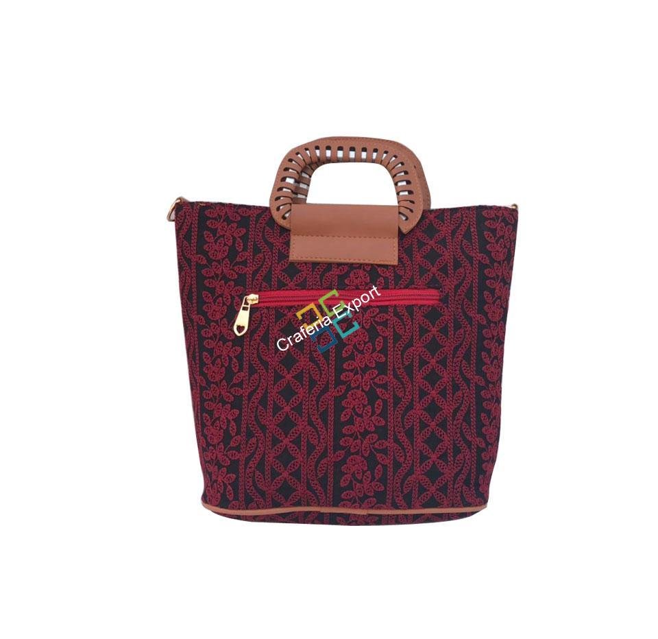 Lucknowi printed chickan sling/handbag/purse for outing - Image 2