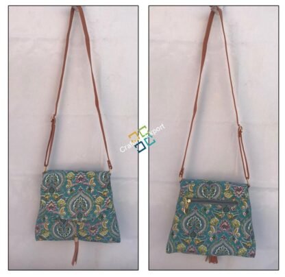 Stylish Jaipuri Printed Sling Crossbody Bags for ladies and girls - Image 2