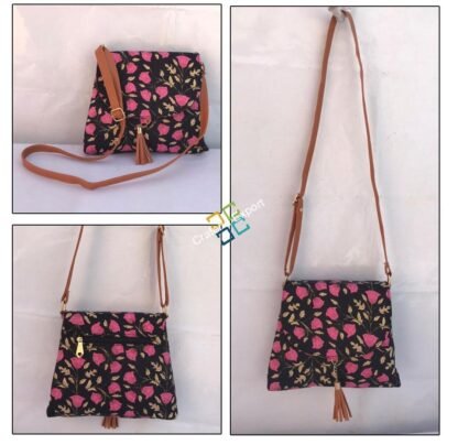 Stylish Jaipuri Printed Sling Crossbody Bags for ladies and girls - Image 3