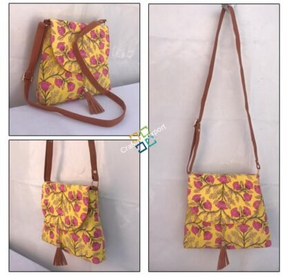Stylish Jaipuri Printed Sling Crossbody Bags for ladies and girls - Image 4