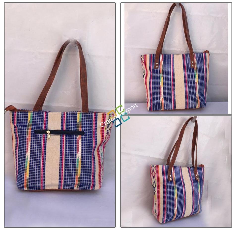 Ikkat Printed Combo tote handbags with clutch and sling bag (set of 3) - Image 2