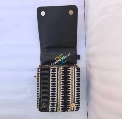 Classy Jacquard Design Sling Bag/Handbag For Women & Girls - Image 6