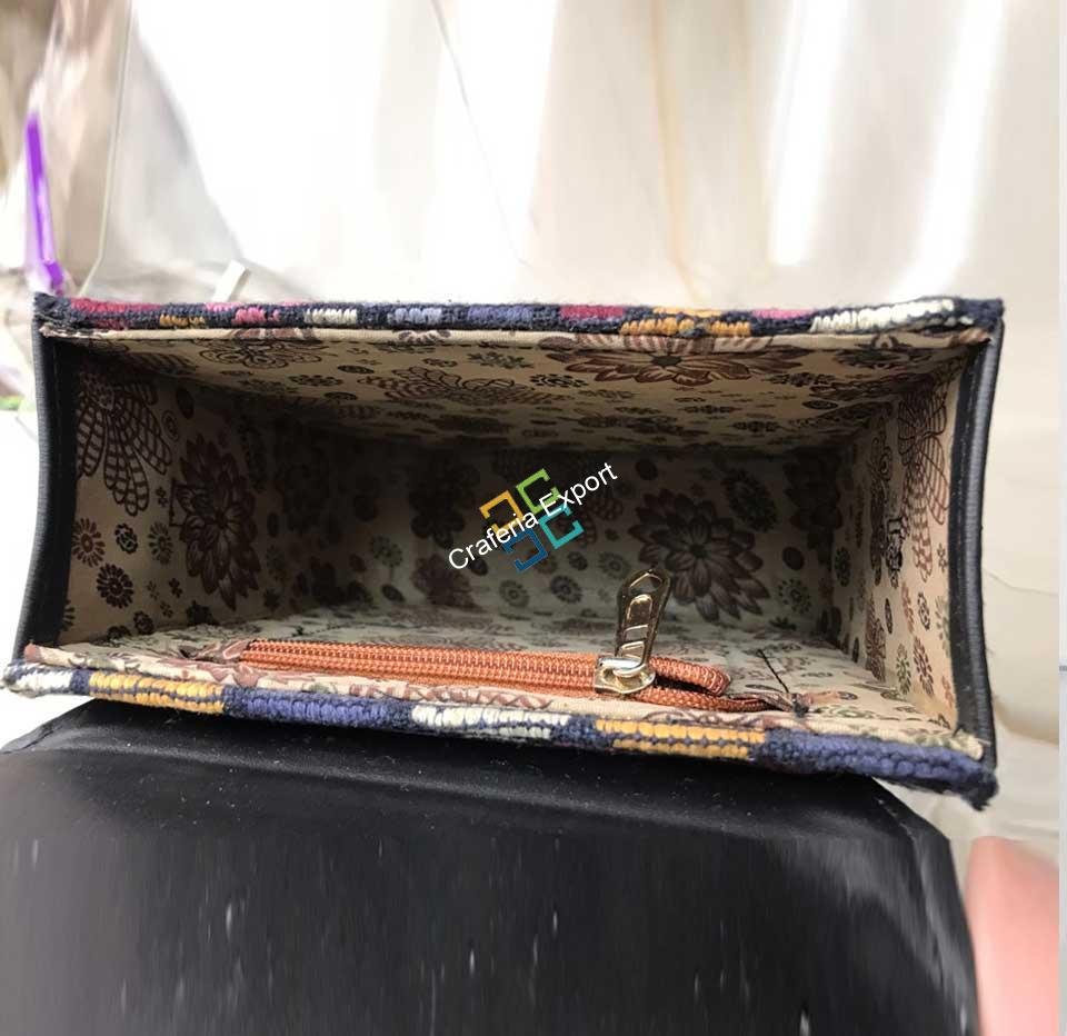 Classy Jacquard Design Sling Bag/Handbag For Women & Girls - Image 4