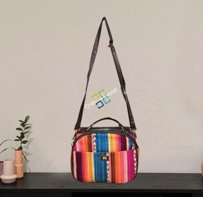 Stylish Jacquard Printed Cross Body Bag / Trendy designed Bag for Girls/ Women - Image 2
