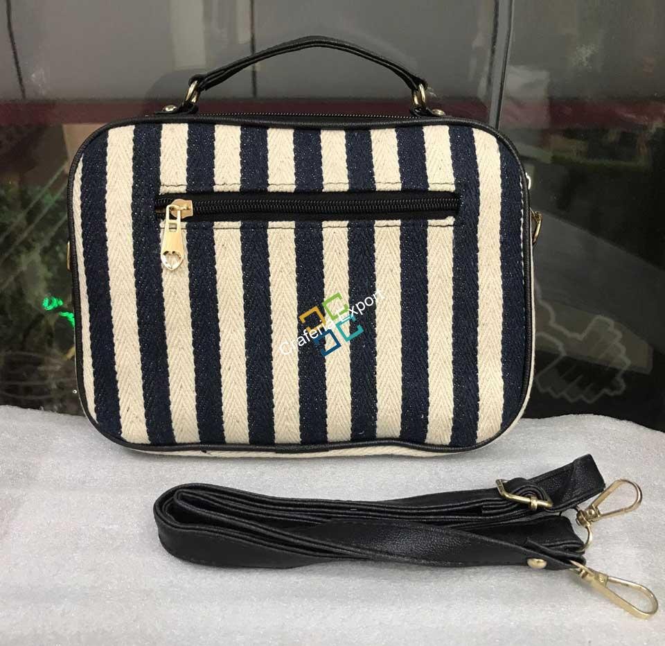 Fashionable Jacquard patterned Sling Bag/Handbag For Women & Girls - Image 5