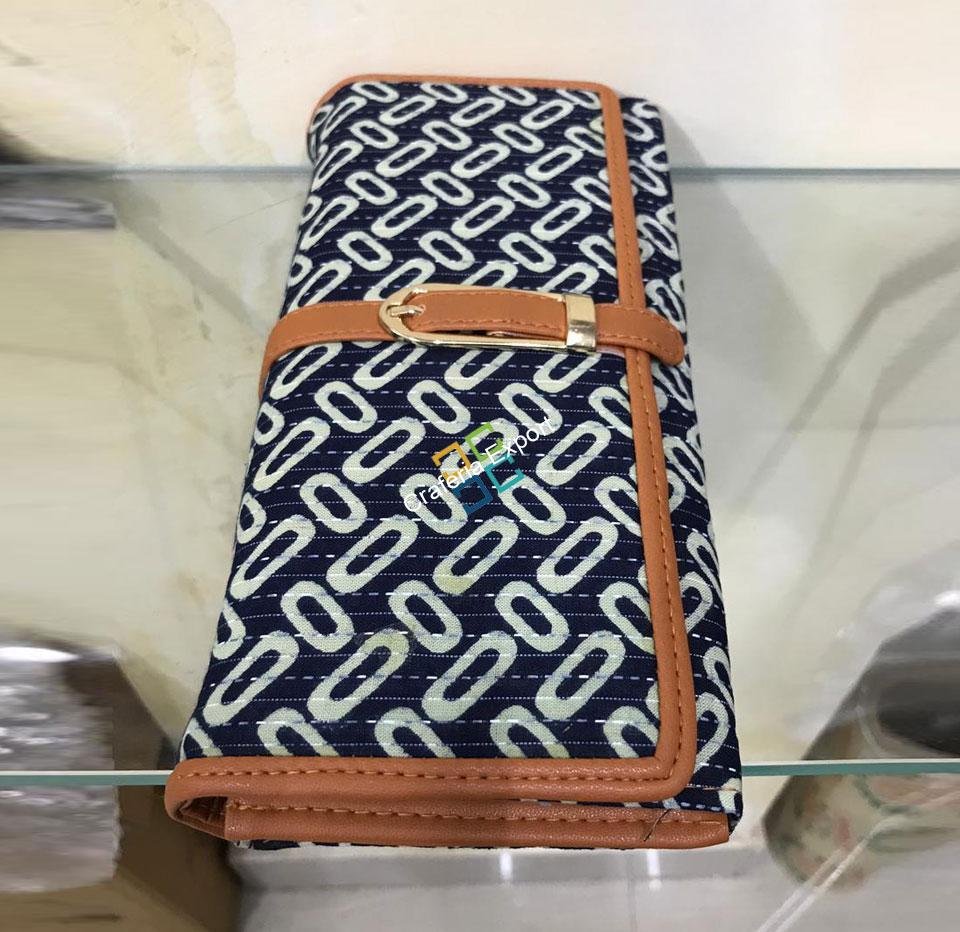 Elegant Ikkat printed Clutch/Wallet For Women & Girls - Image 6
